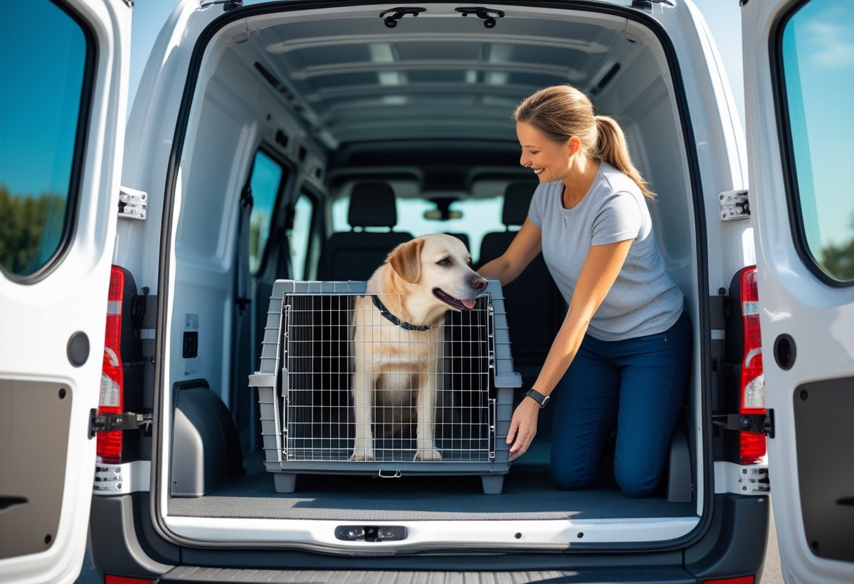 Sådan transporterer du din hund sikkert når du skal bruge leje af varebil